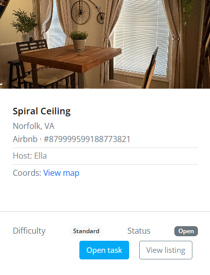 Single-family home match example